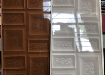 Thiết kế đa dạng 3D Tấm tường PVC / Tấm trang trí 3D Dễ dàng cài đặt