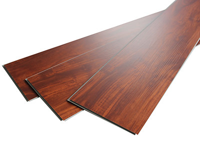 Sàn gỗ PVC hấp thụ âm thanh với hệ thống liên kết nhấp chuột dọc OEM có sẵn