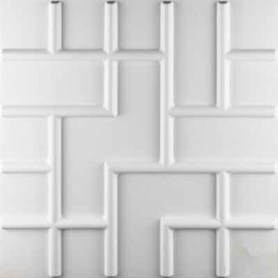 Tấm ốp tường PVC hình vuông 3D Kích thước 500 * 500mm / 300 * 300mm / Tùy chỉnh