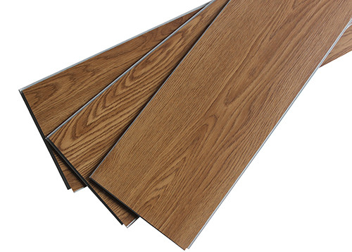 SPC cứng nhắc Nhấp vào khô Tấm ván sàn Vinyl Kết cấu gỗ với bọt IXPE
